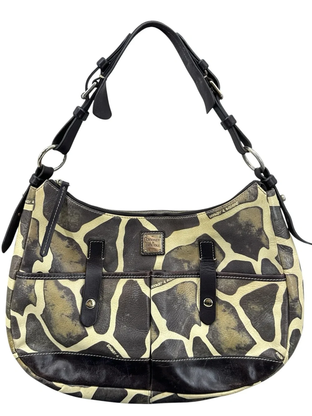DOONEY AND BOURKE Purse Giraffe Print Handbag Shoulder Bag